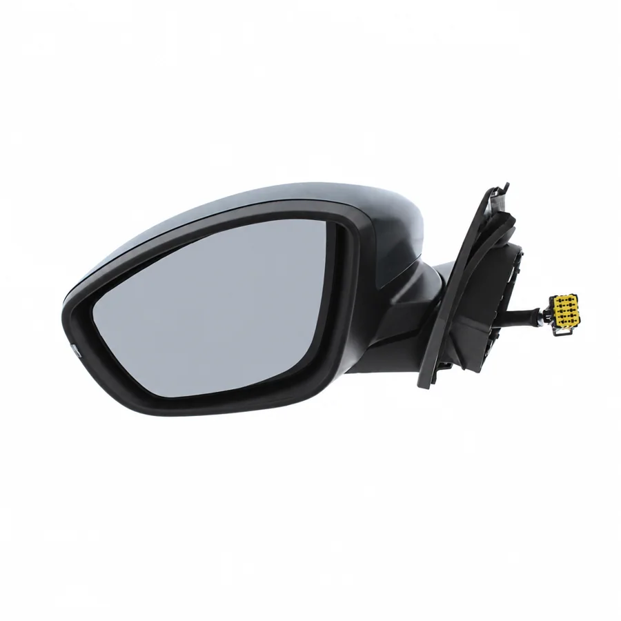 Peugeot 308 Left Heated Power Folding Complete Mirror Unit, Primed (2013–2017) — photograph 2