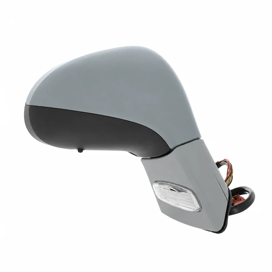 Peugeot 308 Right Heated Power Folding Complete Mirror Unit, Primed (2007–2015) — photograph 2