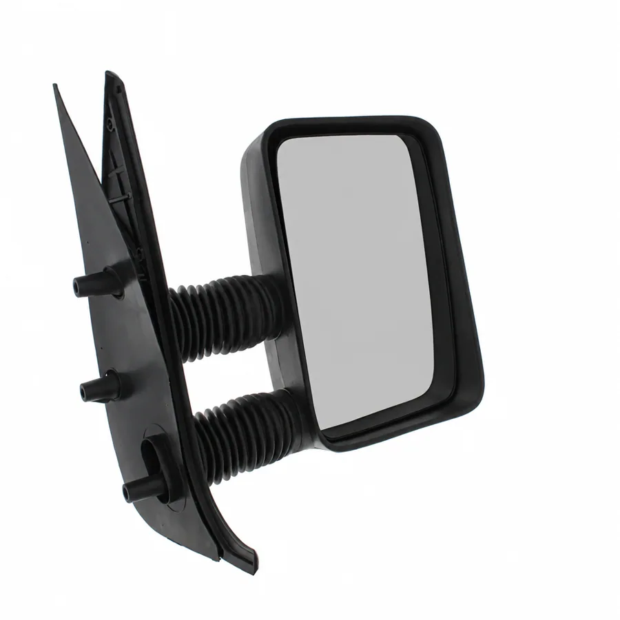 Peugeot Boxer Right Complete Mirror Unit, Black (1994–1998) — Long Arm — photograph 3