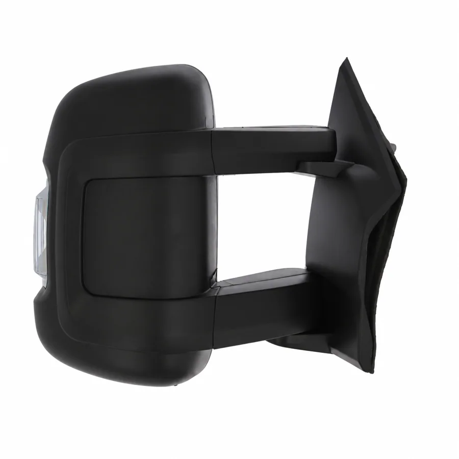 Peugeot Boxer Right Heated Electric Complete Mirror Unit, Black - Textured (2006–2024)