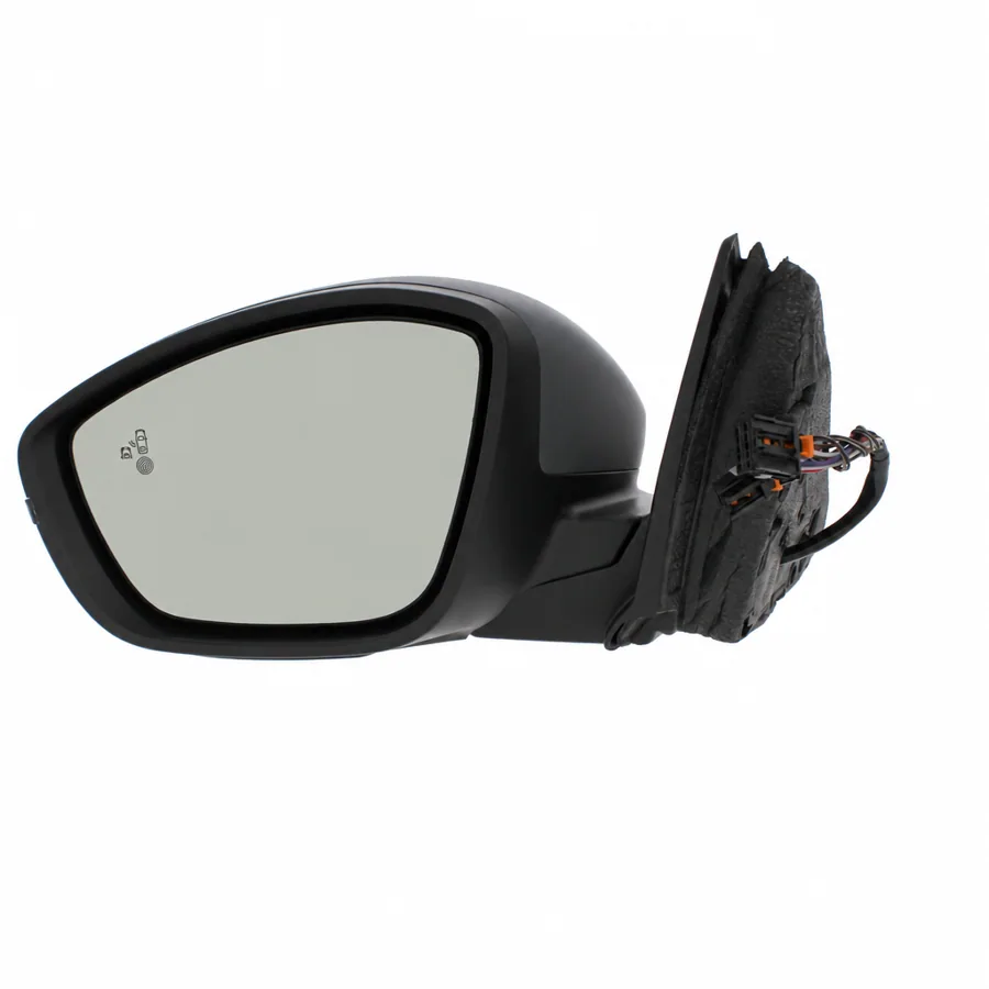 Peugeot e-208 Left Heated Power Folding Complete Mirror Unit, Primed (2019 onwards) — photograph 2
