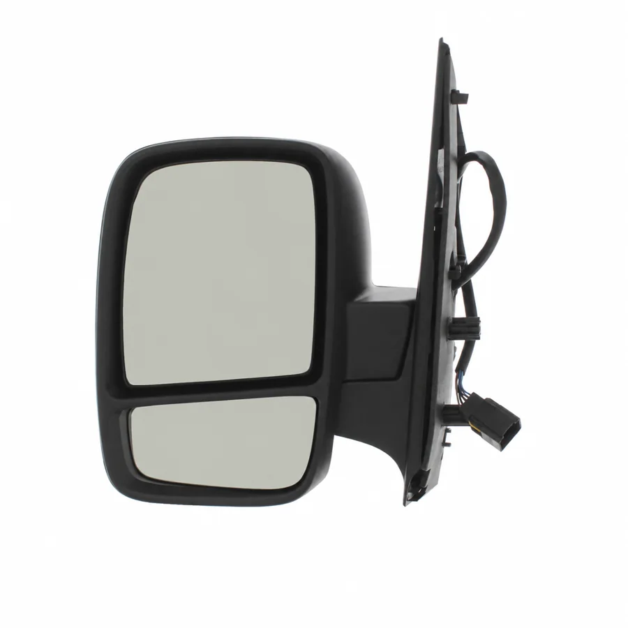 Peugeot Expert Left Heated Electric Complete Mirror Unit, Black (2007–2017) — Twin Glass — photograph 3