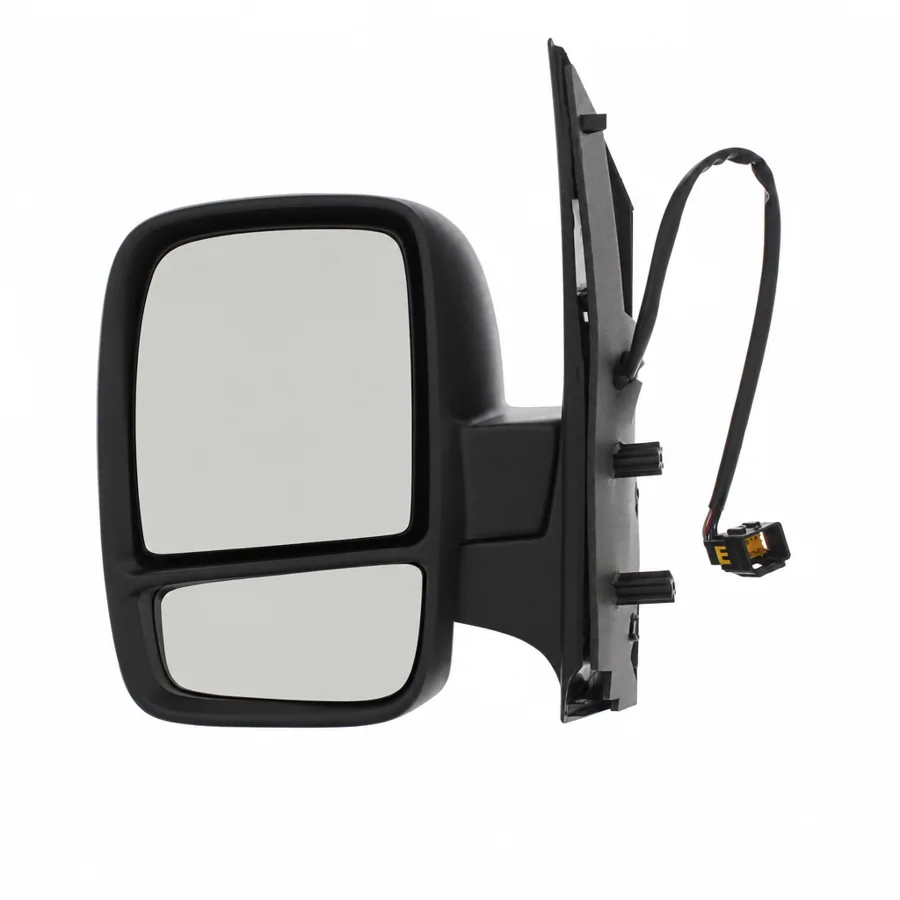 Peugeot Expert Left Heated Electric Complete Mirror Unit, Primed (2007–2017) — Twin Glass — photograph 3