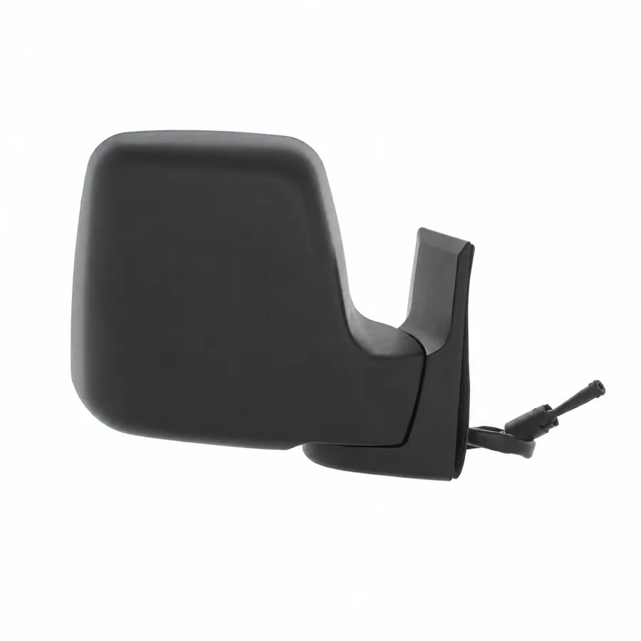 Peugeot Expert Right Complete Mirror Unit, Black (1996–2007) — Adjustment: Cable