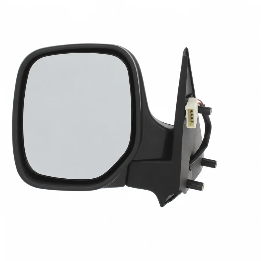 Peugeot Partner Left Heated Electric Complete Mirror Unit, Black (1996–2011) — photograph 3