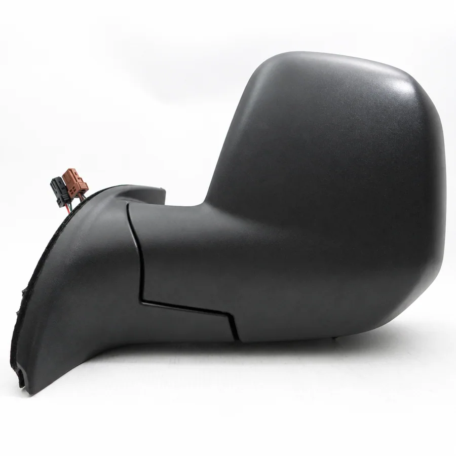 Peugeot Partner Left Heated Electric Complete Mirror Unit, Black (2008–2012)