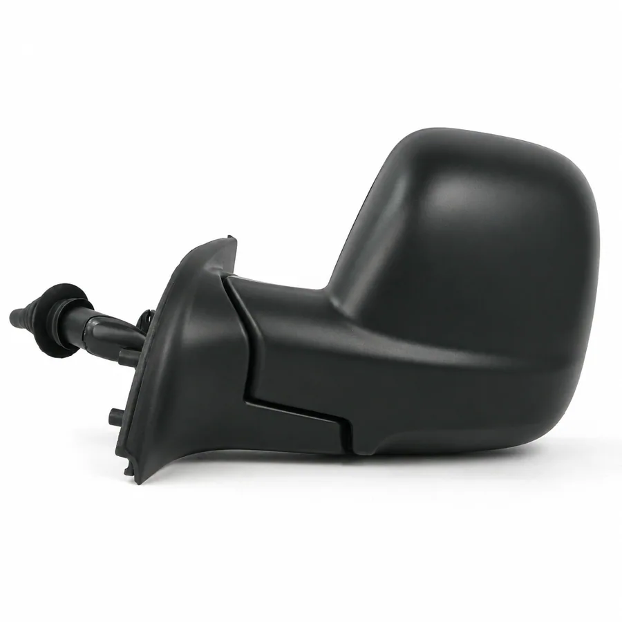 Peugeot Partner Left Complete Mirror Unit, Black (2010–2019)