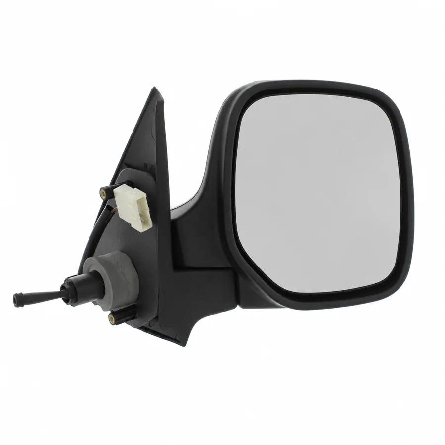 Peugeot Partner Right Heated Complete Mirror Unit, Black - Textured (1996–2011) — photograph 3