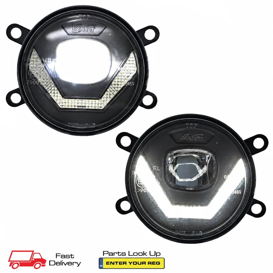 Peugeot Rifter Left and Right LED Front Fog Light and Daytime Running Light (2018–2024)