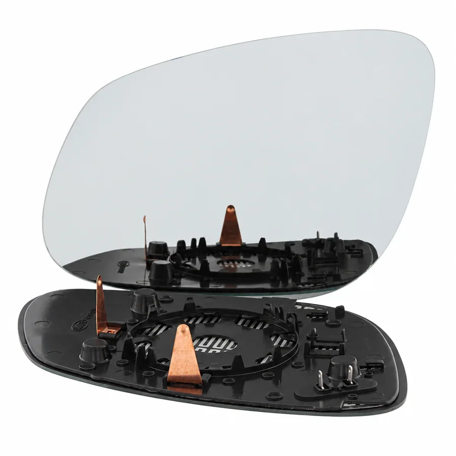 Porsche Cayenne Left Heated Convex Clip-on Mirror Glass (2003–2007)