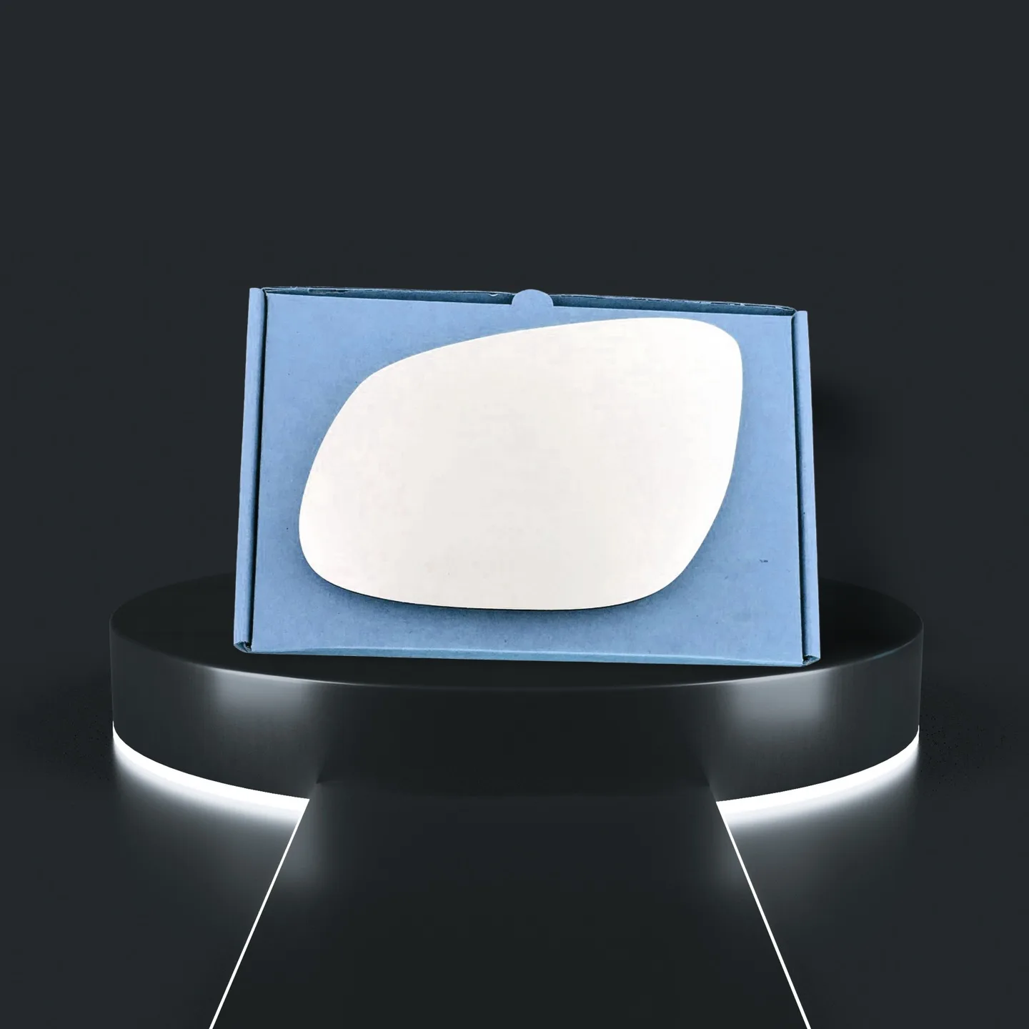 Porsche Cayenne Left Convex Stick-on Mirror Glass (2003–2006)