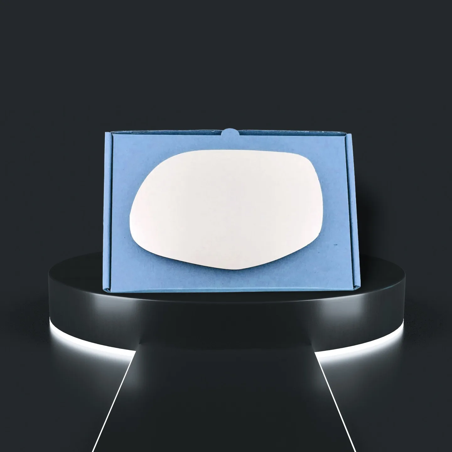 Porsche Cayenne Left Convex Stick-on Mirror Glass (2007–2010)