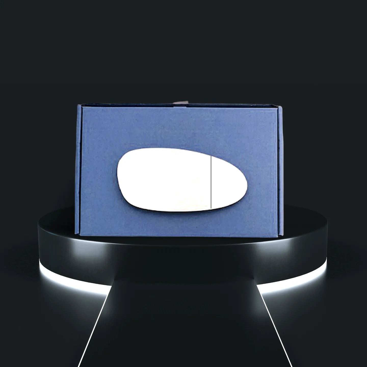 Porsche Cayman Right Wide Angle Stick-on Mirror Glass (2005–2008)