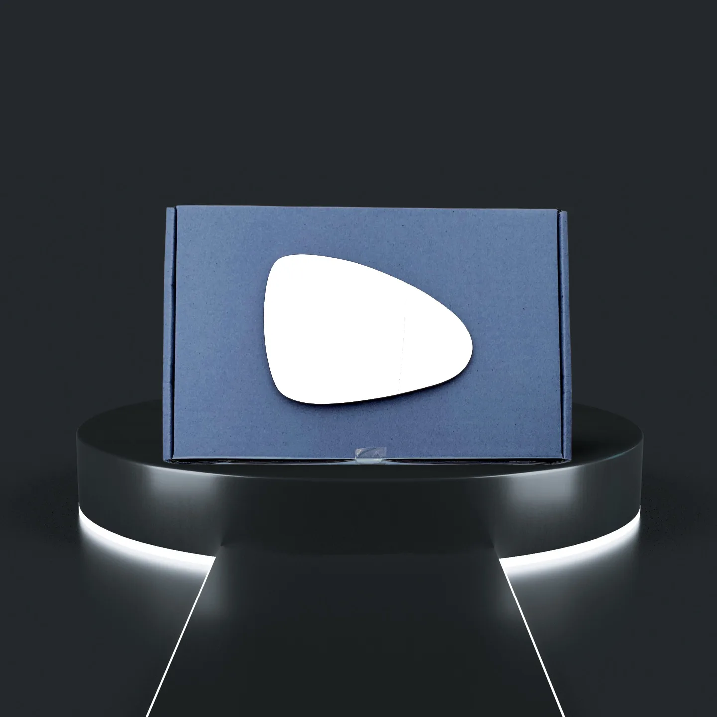Porsche Panamera Right Wide Angle Stick-on Mirror Glass (2009–2015)