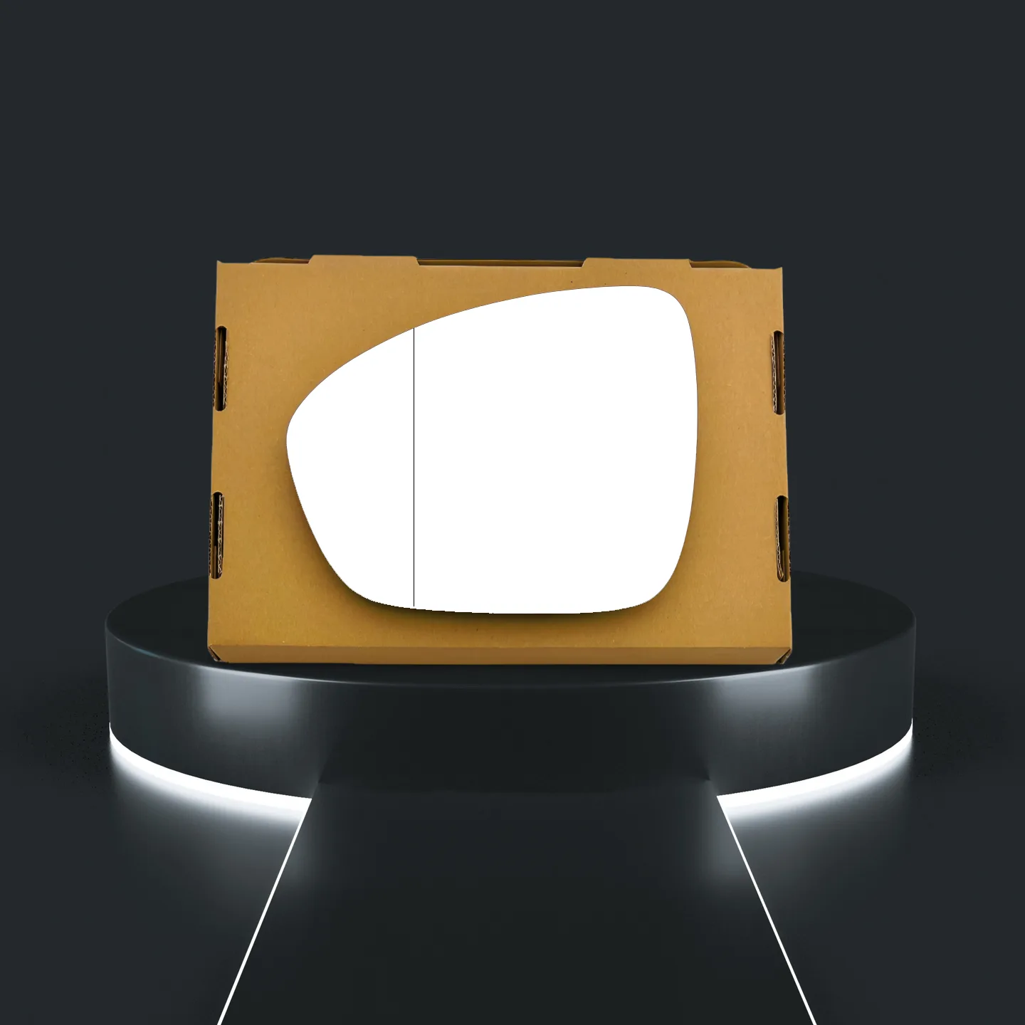 Renault Arkana Left Convex Stick-on Mirror Glass (2021 onwards)