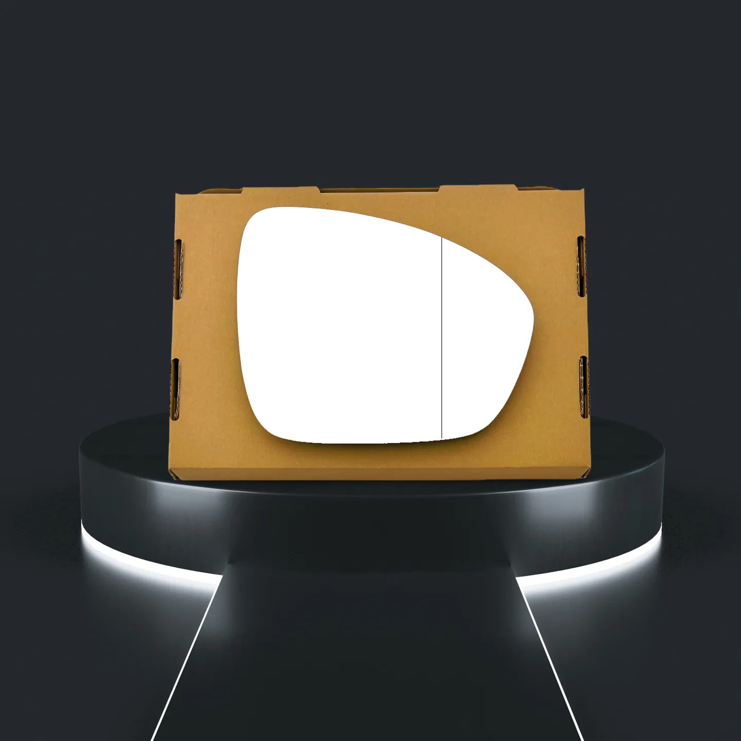 Renault Arkana Right Wide Angle Stick-on Mirror Glass (2021 onwards)