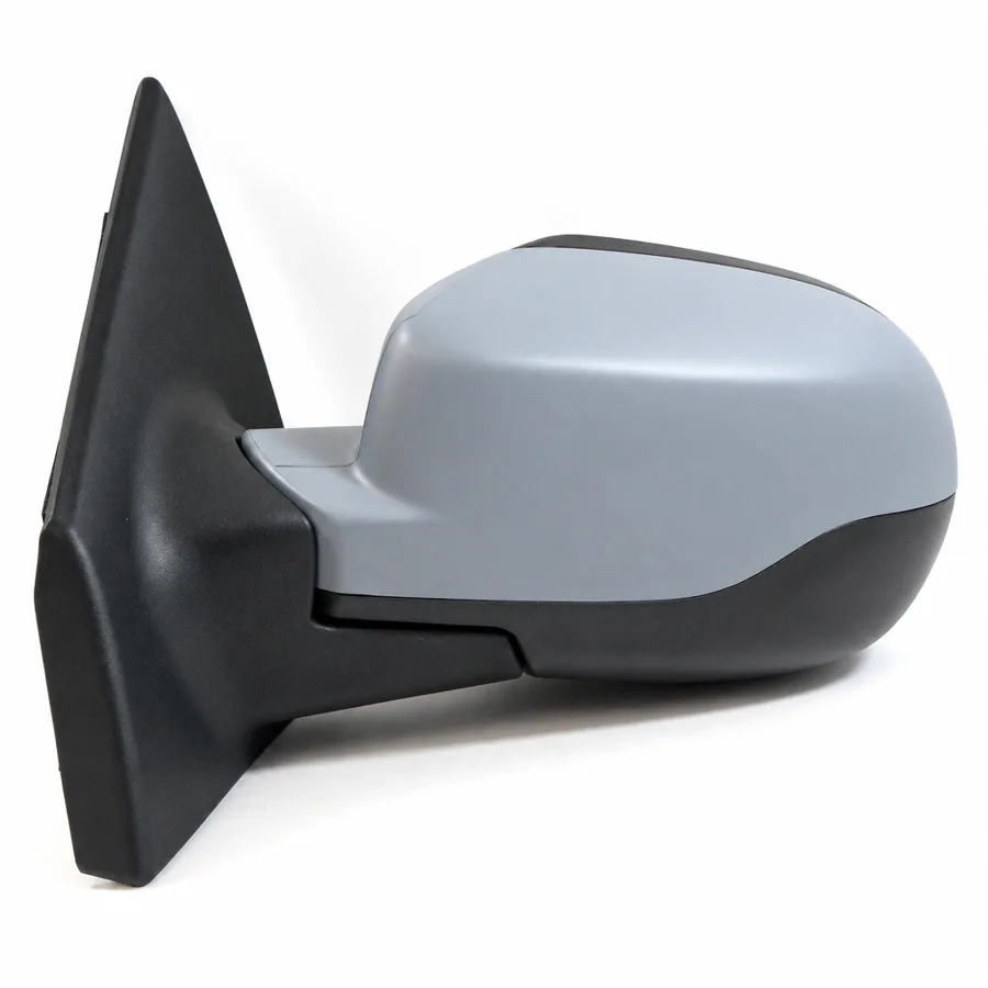 Renault Clio Left Heated Electric Complete Mirror Unit, Primed (2009–2013)