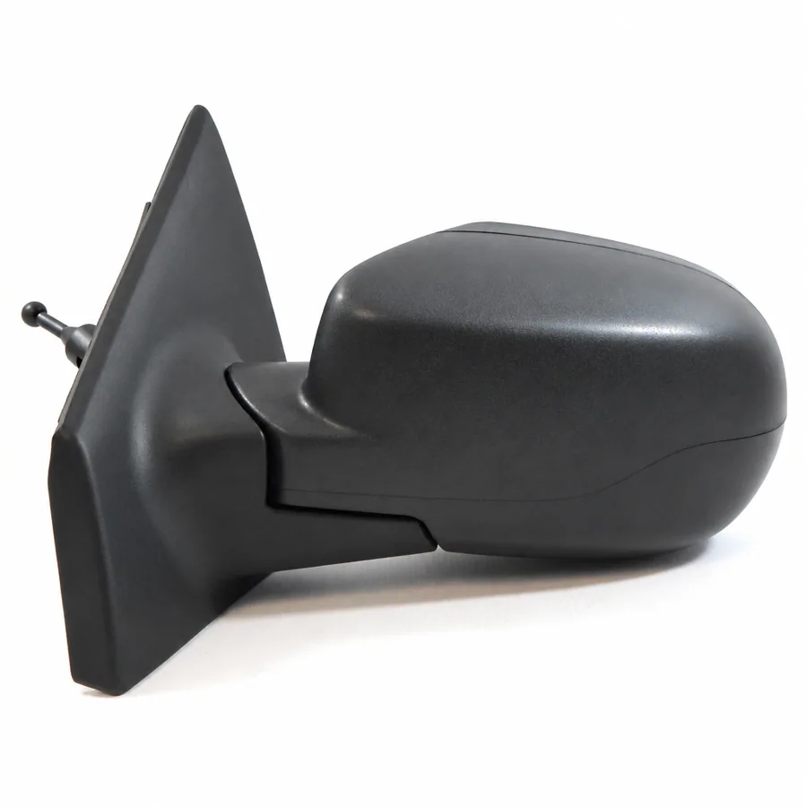 Renault Clio Left Complete Mirror Unit, Black (2009–2013)