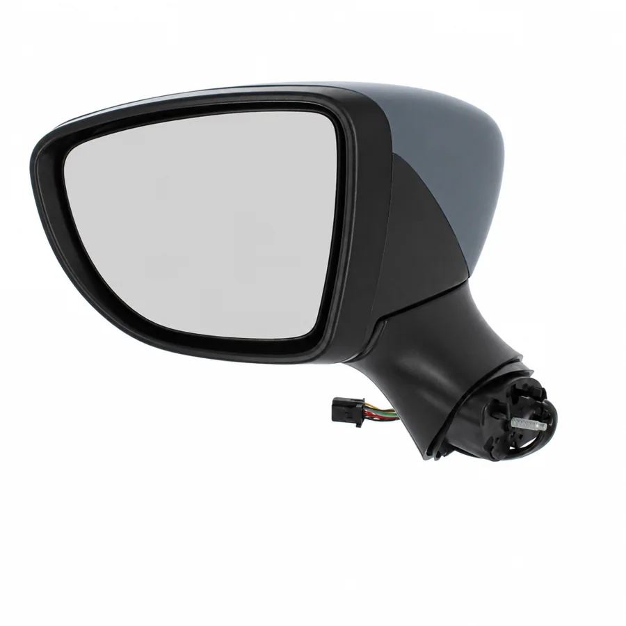 Renault Clio Left Heated Power Folding Complete Mirror Unit, Primed (2015–2019) — photograph 2