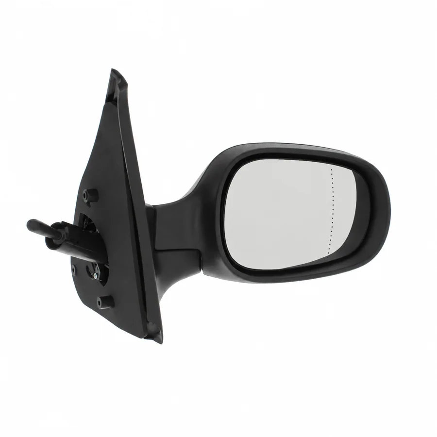 Renault Clio Right Complete Mirror Unit, Black (1998–2009) — photograph 3