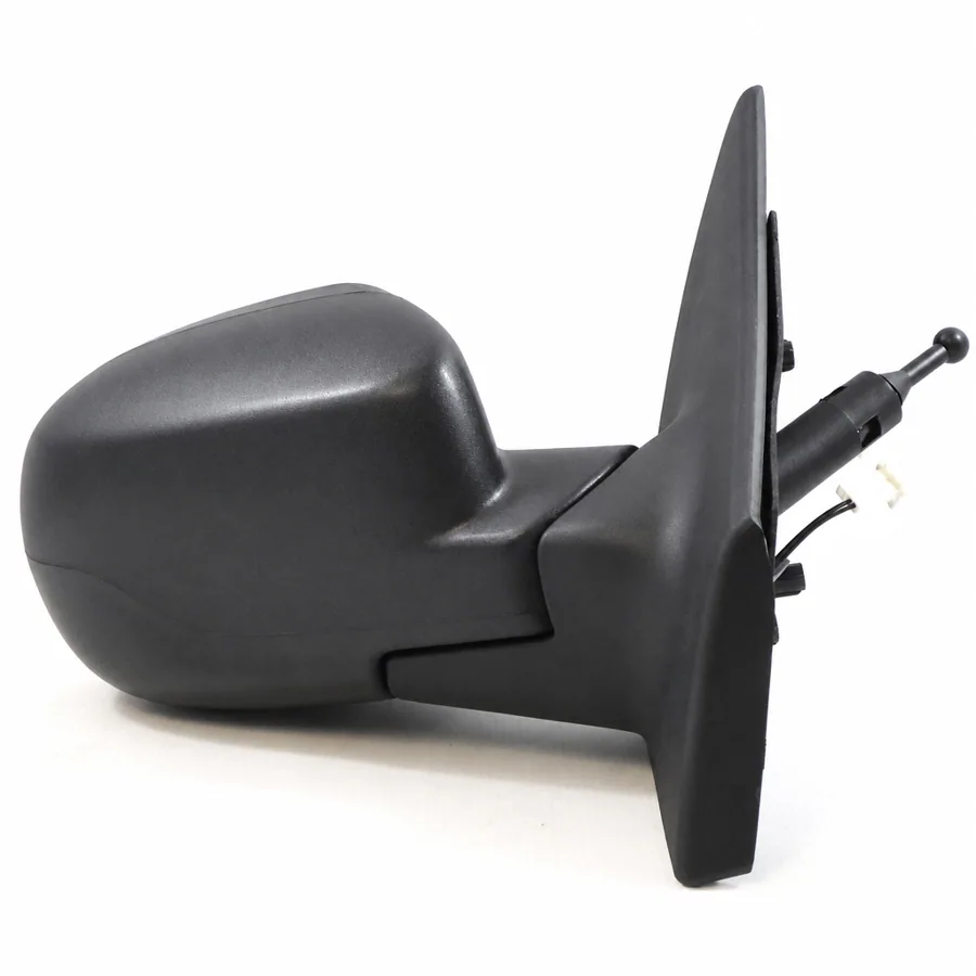 Renault Clio Right Complete Mirror Unit, Black (2009–2013)