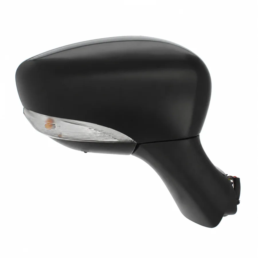 Renault Clio Right Heated Electric Complete Mirror Unit, Polished Black (2012–2019) — photograph 2
