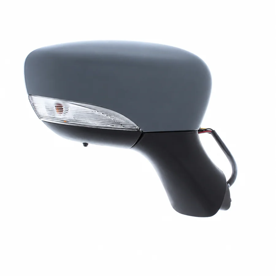 Renault Clio Right Heated Electric Complete Mirror Unit, Primed (2012–2019)