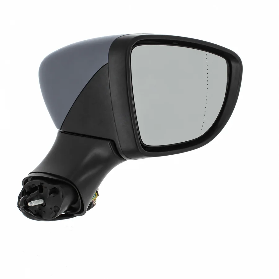 Renault Clio Right Heated Power Folding Complete Mirror Unit, Primed (2015–2019) — photograph 2