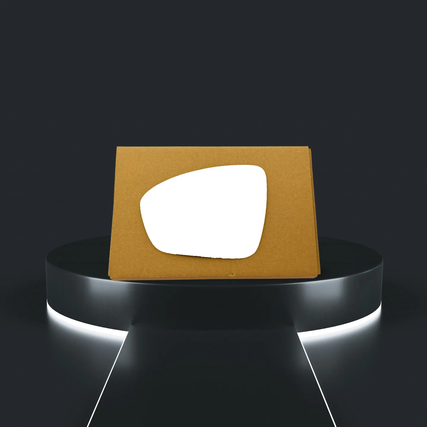 Renault Clio Left Convex Stick-on Mirror Glass (2019–2022)