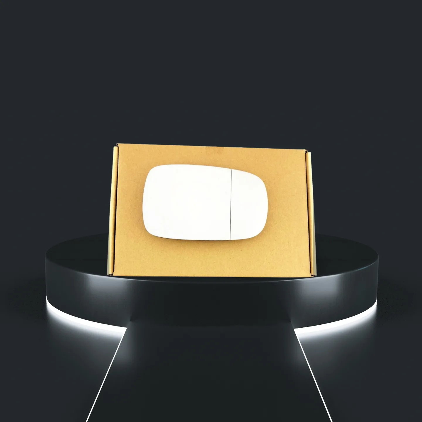 Renault Clio Right Wide Angle Stick-on Mirror Glass (2005–2009)