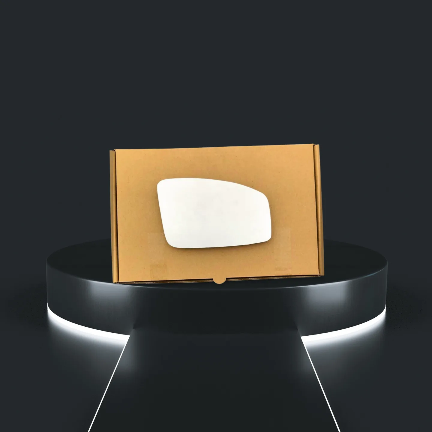 Renault Espace Right Convex Stick-on Mirror Glass (2002–2009)
