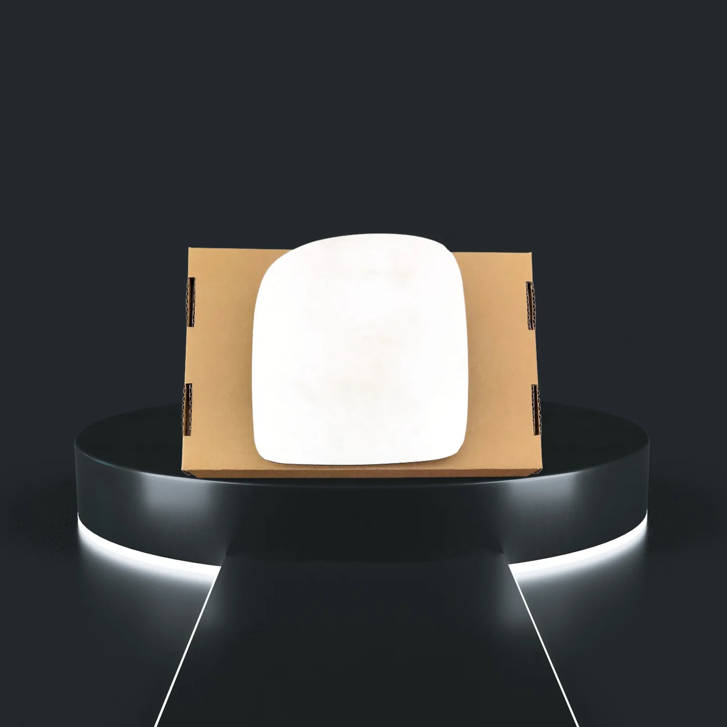 Renault Extra Right Convex Stick-on Mirror Glass (2000–2013)