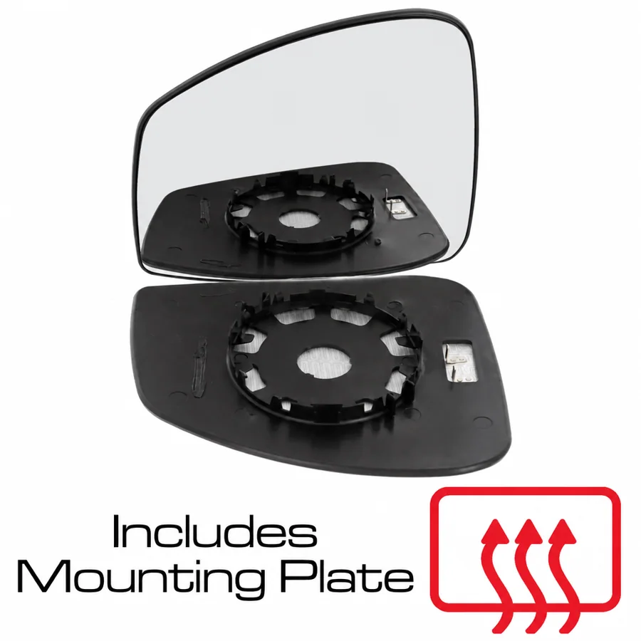 Renault Grand Scenic Left Heated Convex Mirror Glass (2009–2017)