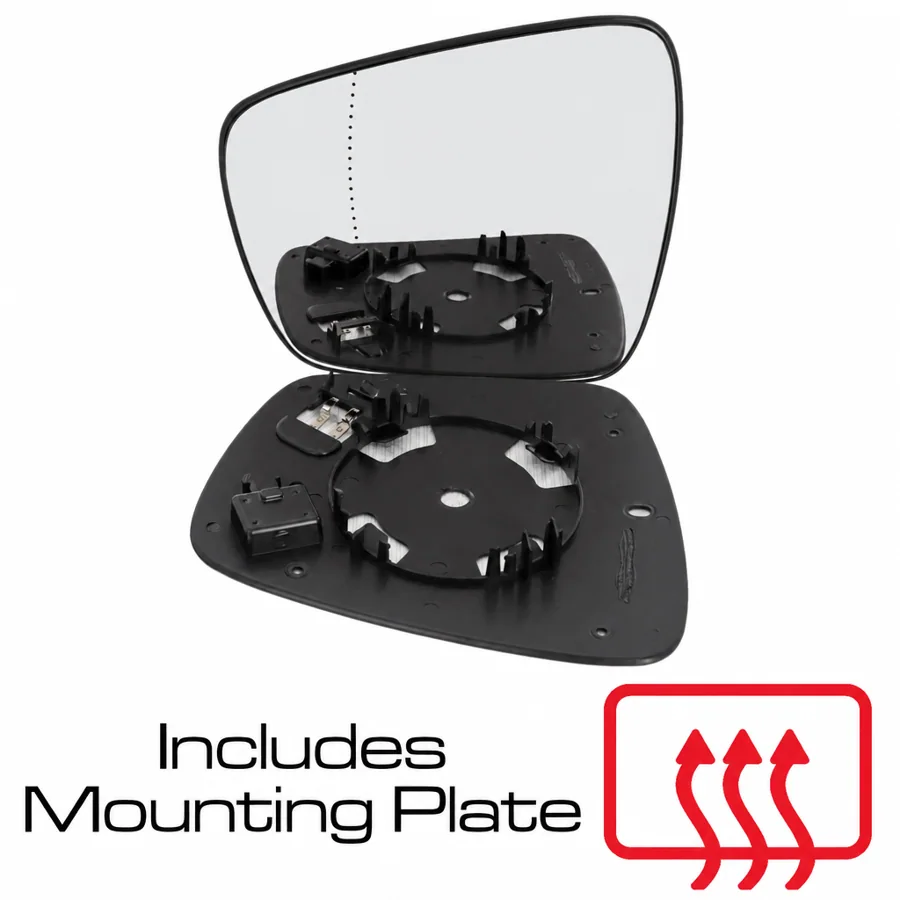 Renault Kadjar Left Heated Aspherical Mirror Glass (2015–2022)