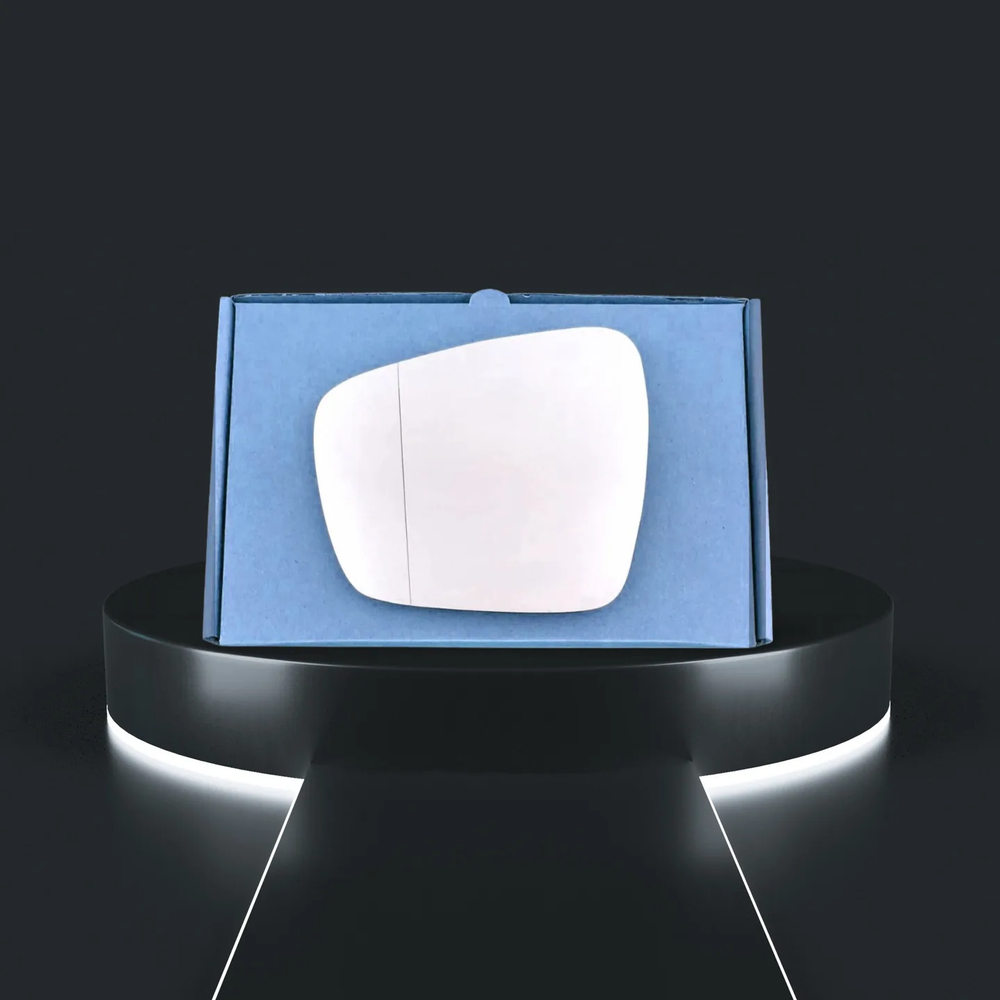 Renault Kadjar Left Convex Stick-on Mirror Glass (2015 onwards)
