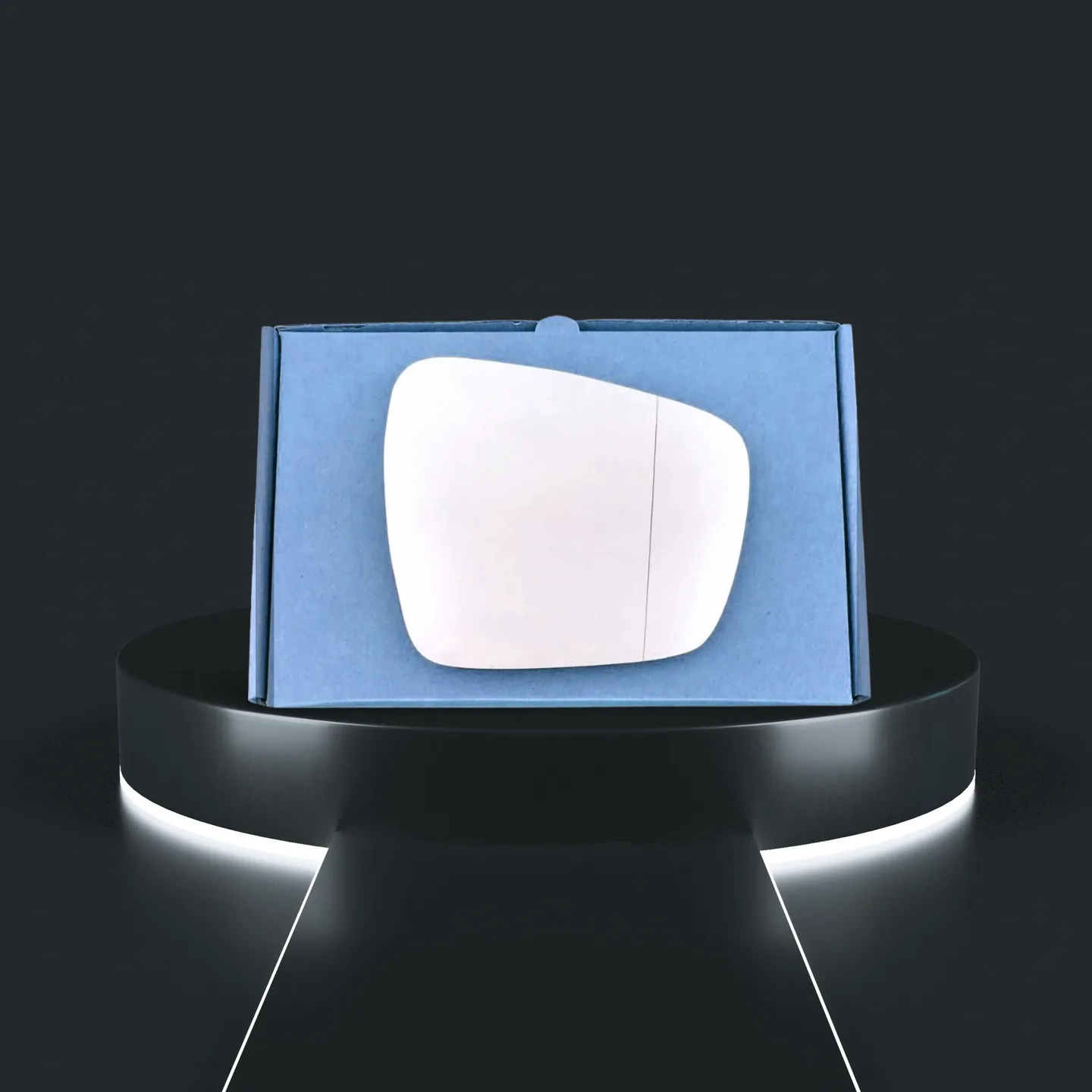 Renault Kadjar Right Wide Angle Stick-on Mirror Glass (2015 onwards)