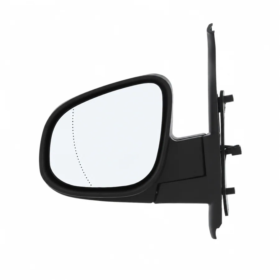 Renault Kangoo Left Heated Electric Complete Mirror Unit, Black (2013–2023) — photograph 2