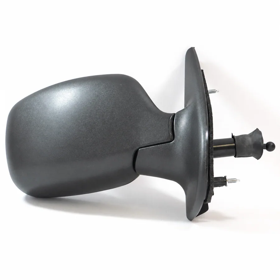 Renault Kangoo Right Complete Mirror Unit, Black (2003–2009)