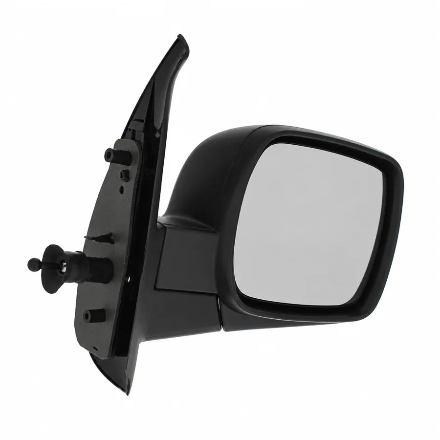Renault Kangoo Right Complete Mirror Unit, Black (2008–2013) — photograph 3