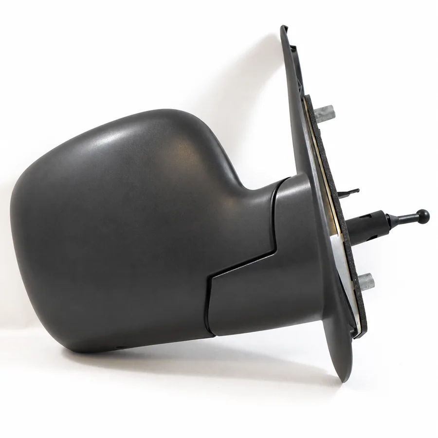 Renault Kangoo Right Complete Mirror Unit, Black (2008–2013)