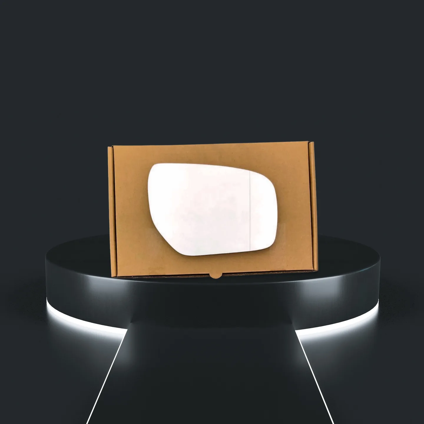 Renault Koleos Right Wide Angle Stick-on Mirror Glass (2008–2014)