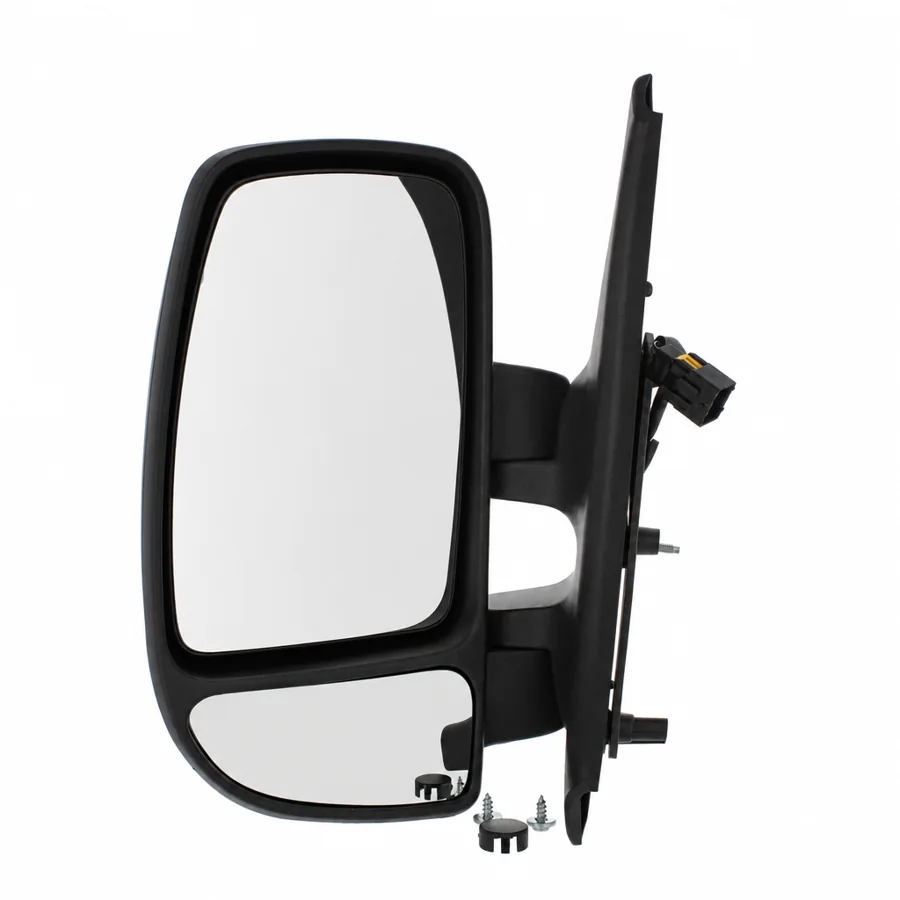 Renault Master Left Heated Electric Complete Mirror Unit, Black (2003–2010) — photograph 3