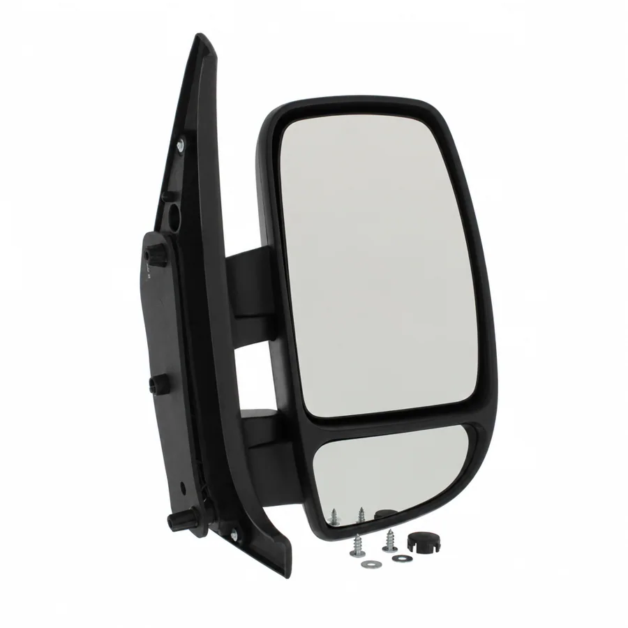 Renault Master Right Complete Mirror Unit, Black (2003–2010) — photograph 3