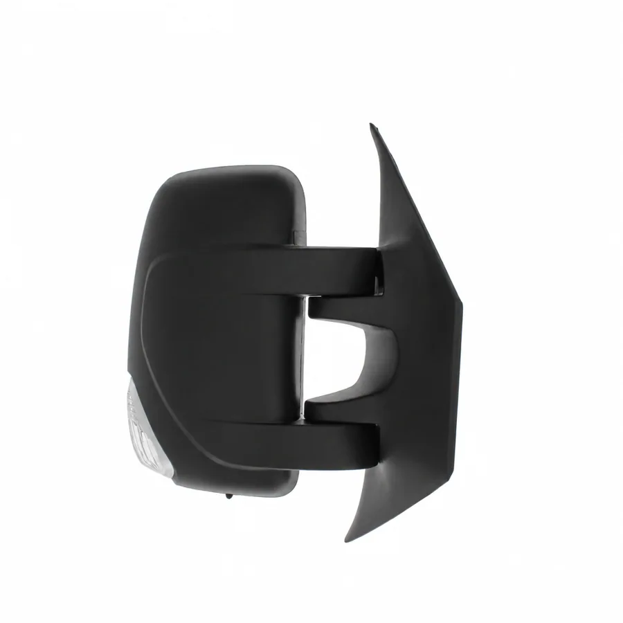 Renault Master Right Heated Electric Complete Mirror Unit, Black (2010–2025) — Indicator: Yes - Clear - 5w Bulb — photograph 2