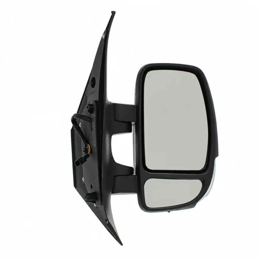 Renault Master Right Heated Electric Complete Mirror Unit, Black (2010–2025) — Indicator: Yes - Clear - 5w Bulb — photograph 3