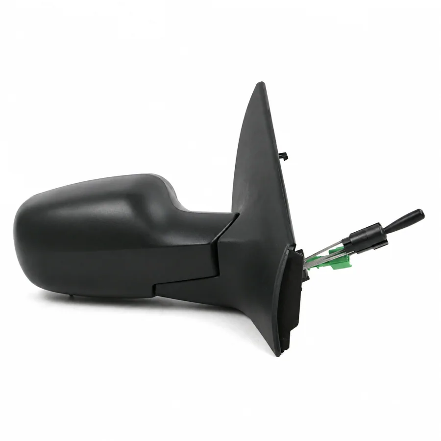 Renault Megane Right Complete Mirror Unit, Black (2002–2009)