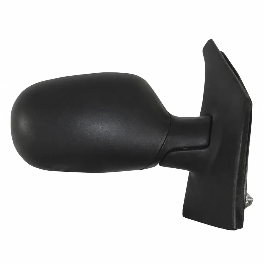 Renault Megane Right Complete Mirror Unit, Black - Textured