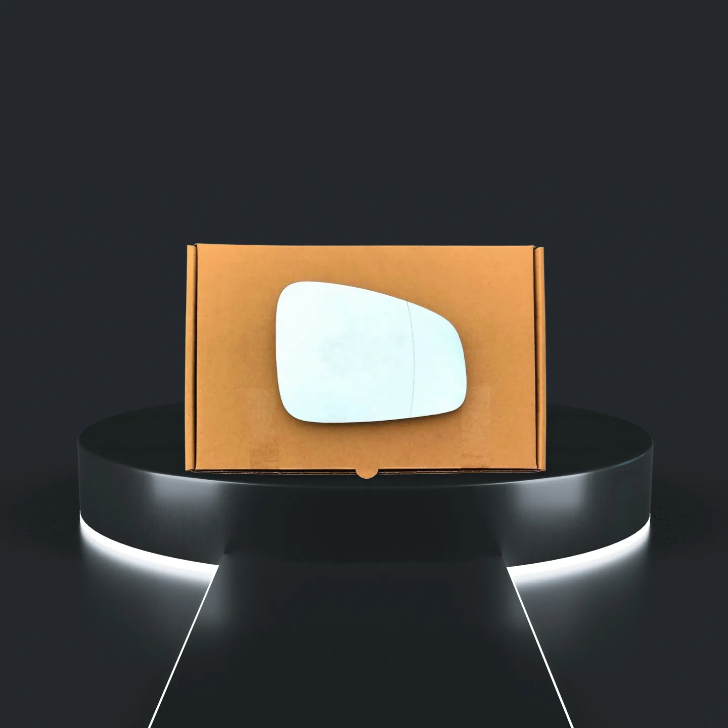 Renault Megane Right Wide Angle Stick-on Mirror Glass (2008–2015)