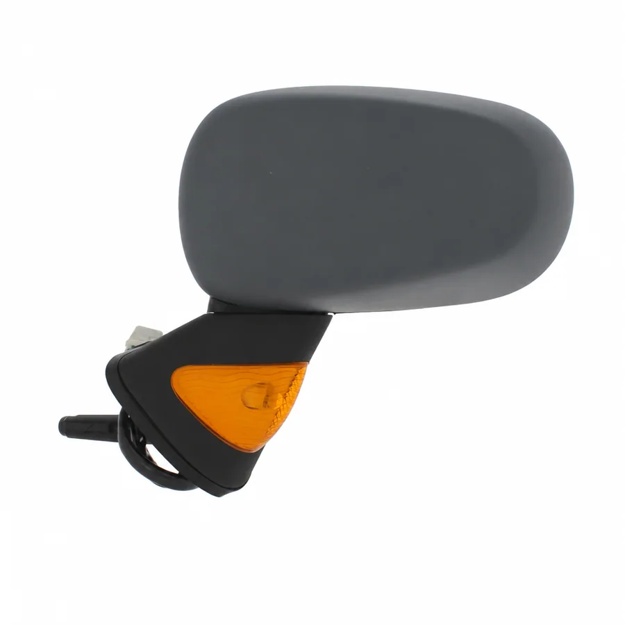 Renault Modus Left Heated Electric Complete Mirror Unit, Primed (2004–2008)