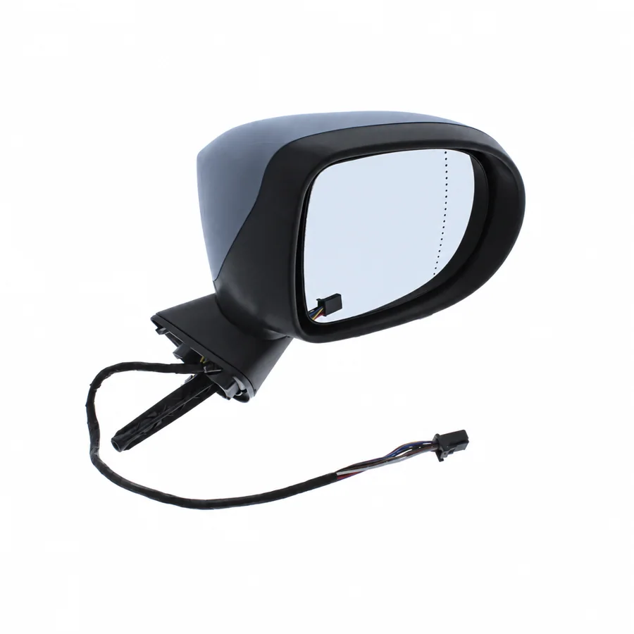 Renault Modus Right Heated Power Folding Complete Mirror Unit, Primed (2008–2012) — photograph 2